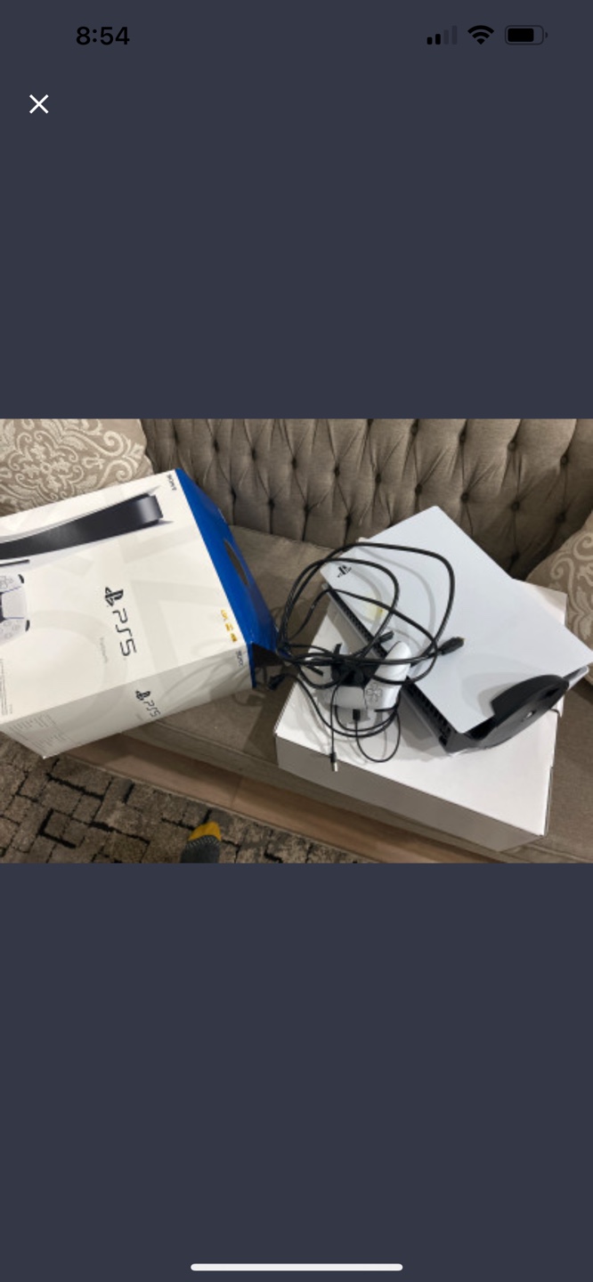 PlayStation 5 Console with controller - White - photo 2