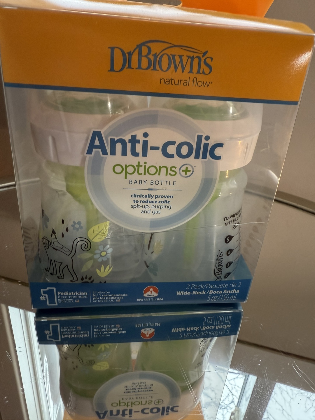 Dr Brown's Options+ Anti-Colic Baby Bottles (2-Pack) - photo 2