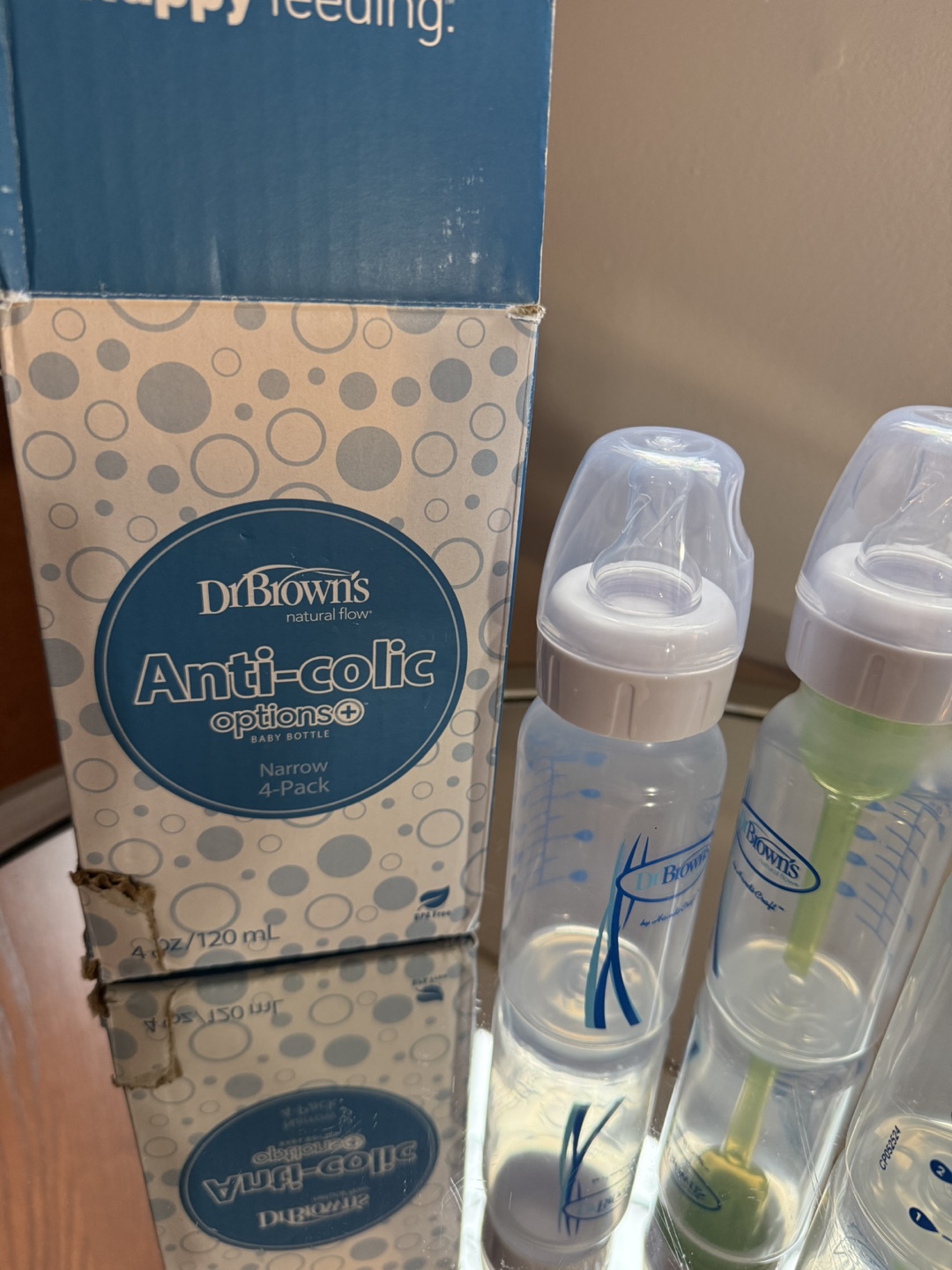 Dr Brown's Anti-Colic Options+ 4-Pack Baby Bottles - photo 2