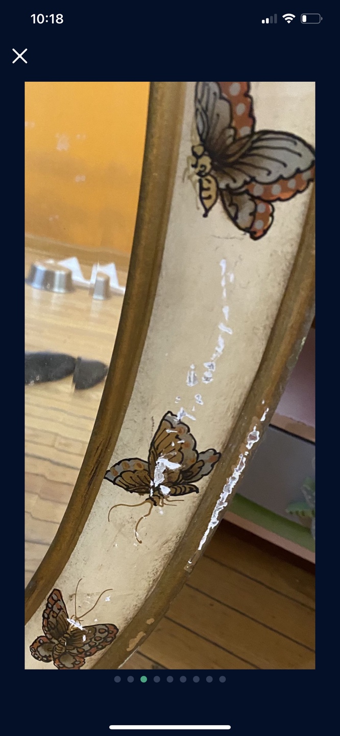 Butterfly Oval Mirror - photo 3
