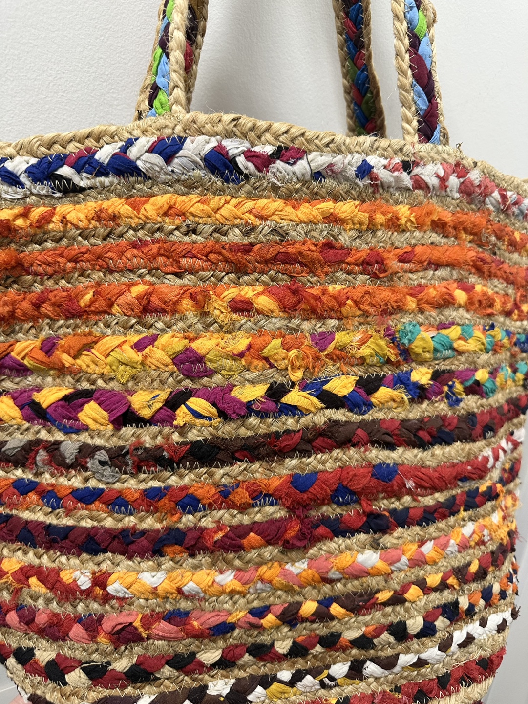 Colorful Woven Tote Bag - photo 3
