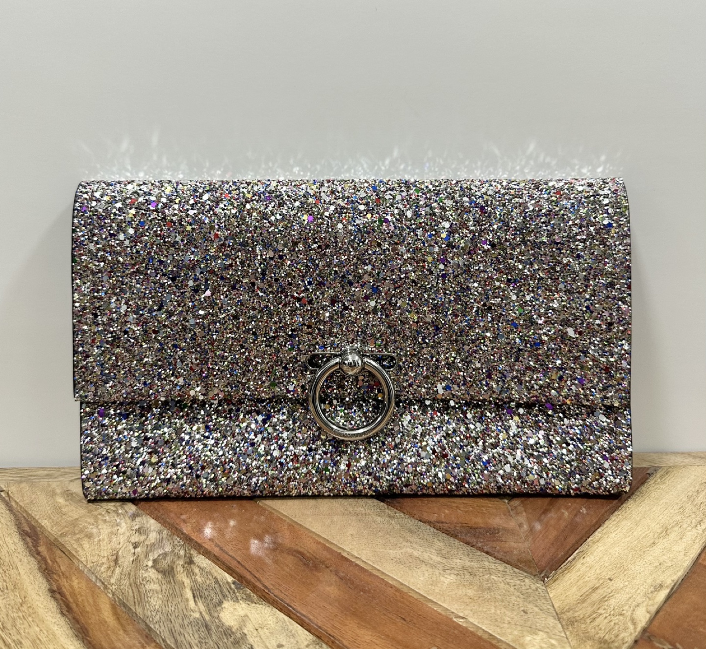 Rebecca Minkoff Glitter Clutch Wallet