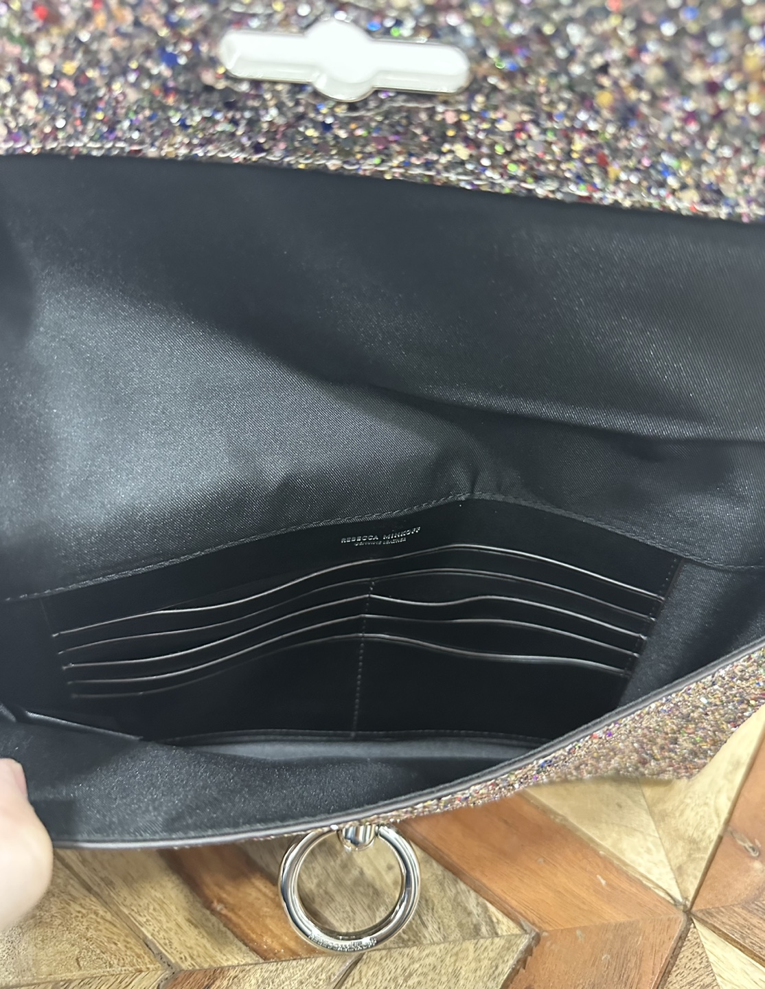 Rebecca Minkoff Glitter Clutch Wallet - photo 4