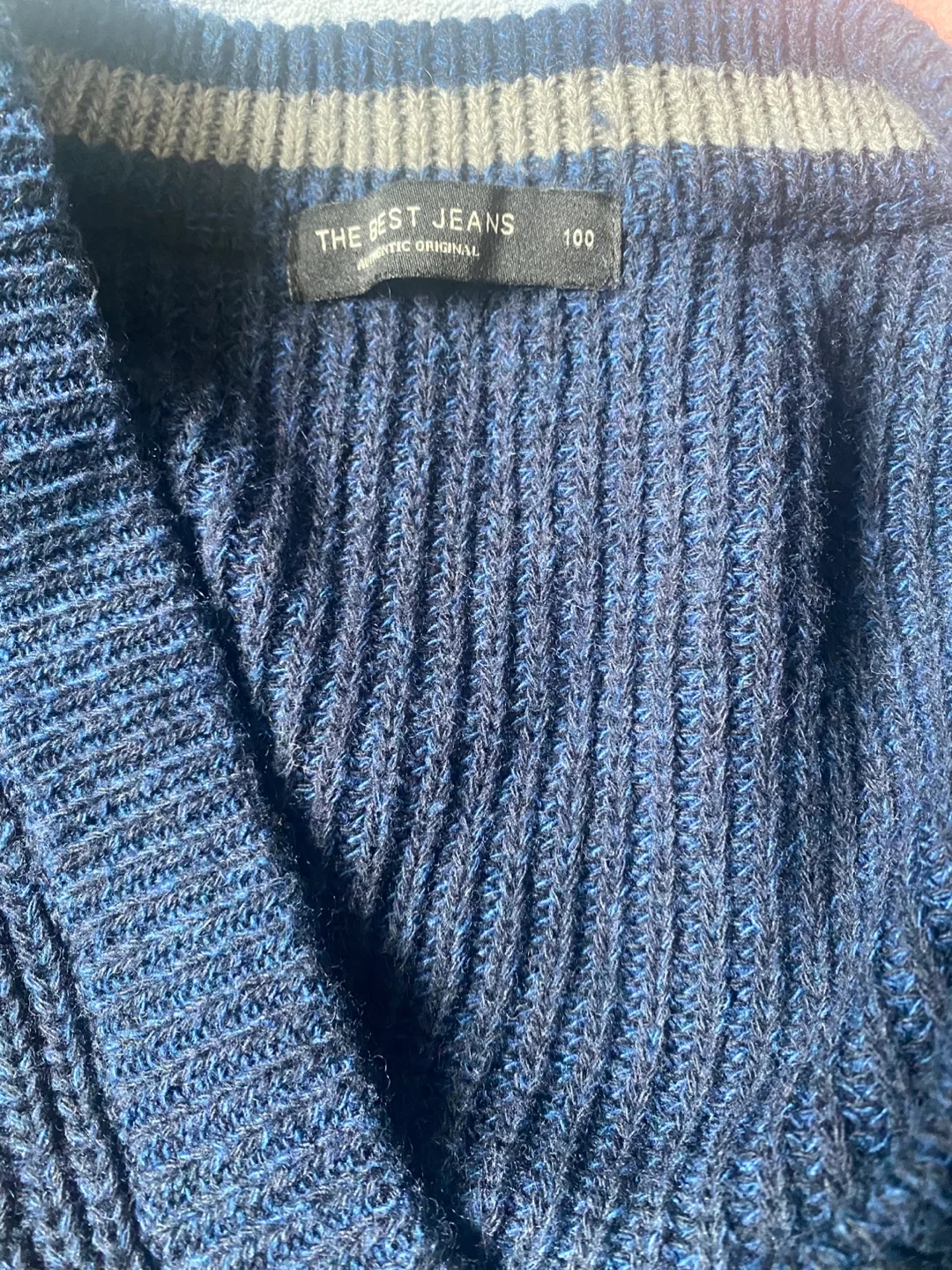 The Best Jeans V-Neck Knit Sweater image indicator(4)