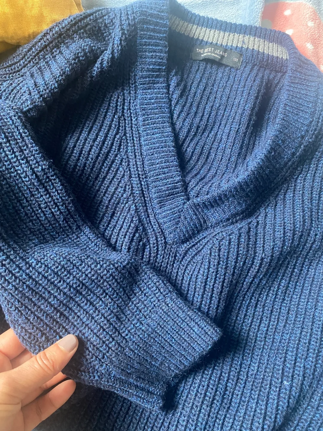 The Best Jeans V-Neck Knit Sweater image indicator(5)