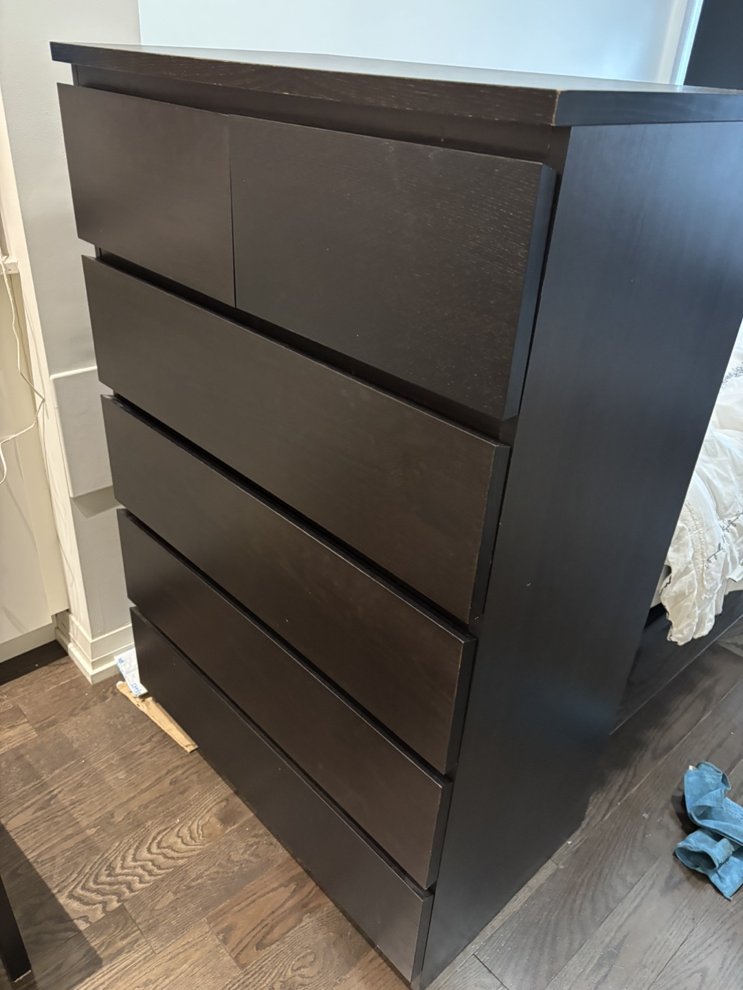 IKEA MALM 5-Drawer Chest Dark Brown