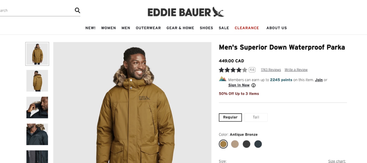Eddie Bauer Men's Superior Down Parka - photo 2