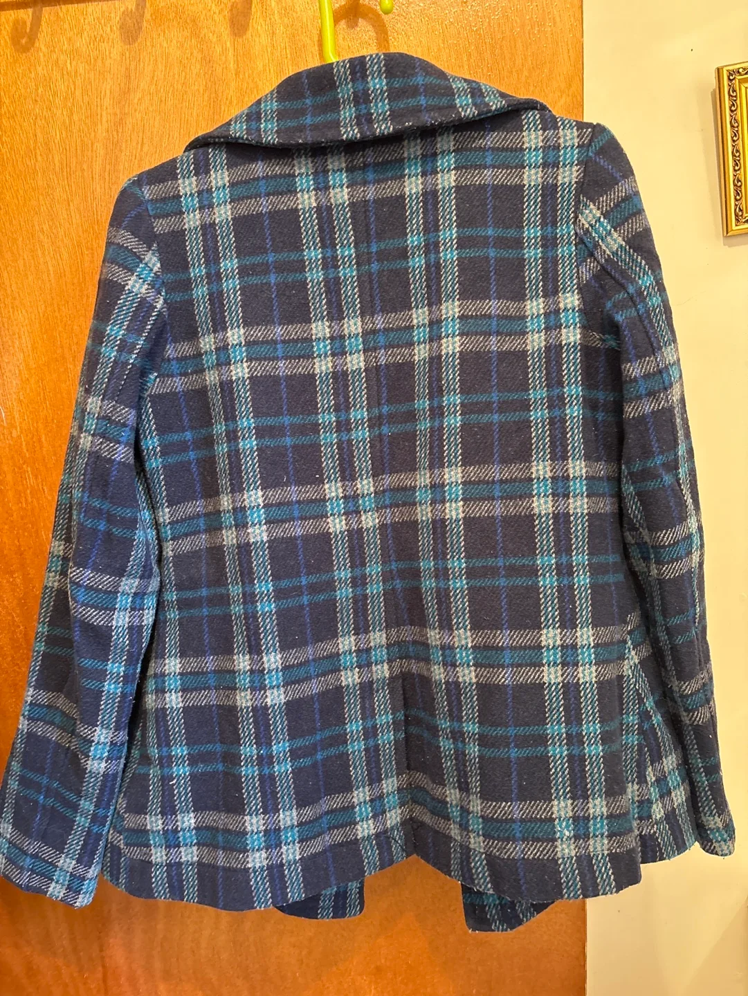 Women's Aeropostale Plaid Peacoat Size Medium image indicator(3)