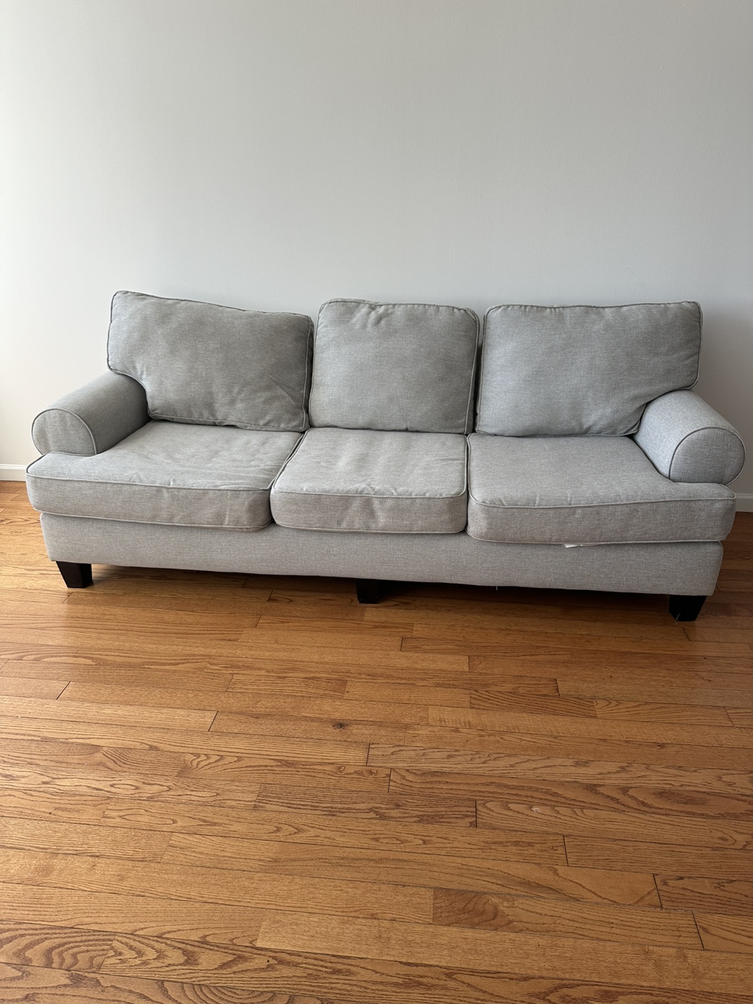 Light Gray Fabric Sofa - photo 3