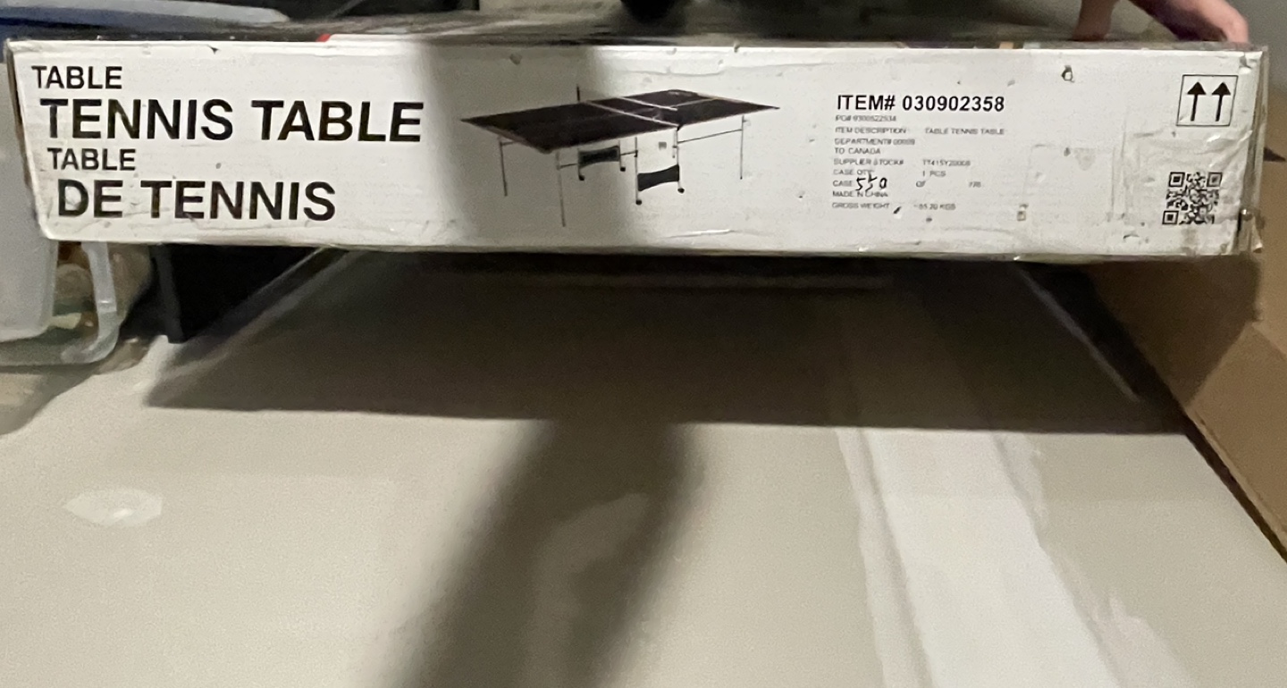 Unopened MD Sports Table Tennis Table