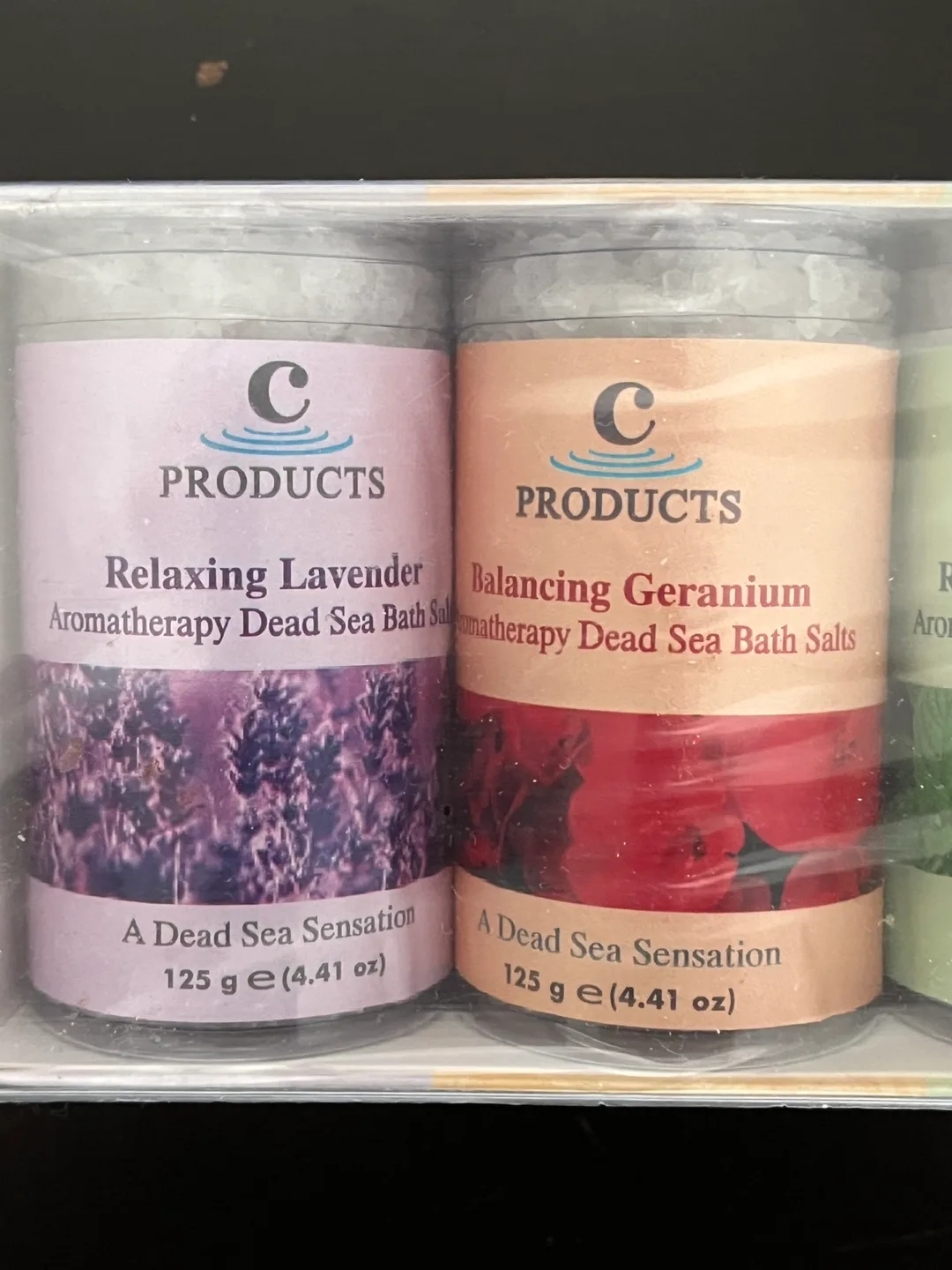 C Products Therapy Combo Aromatherapy Dead Sea Bath Salts image indicator(4)
