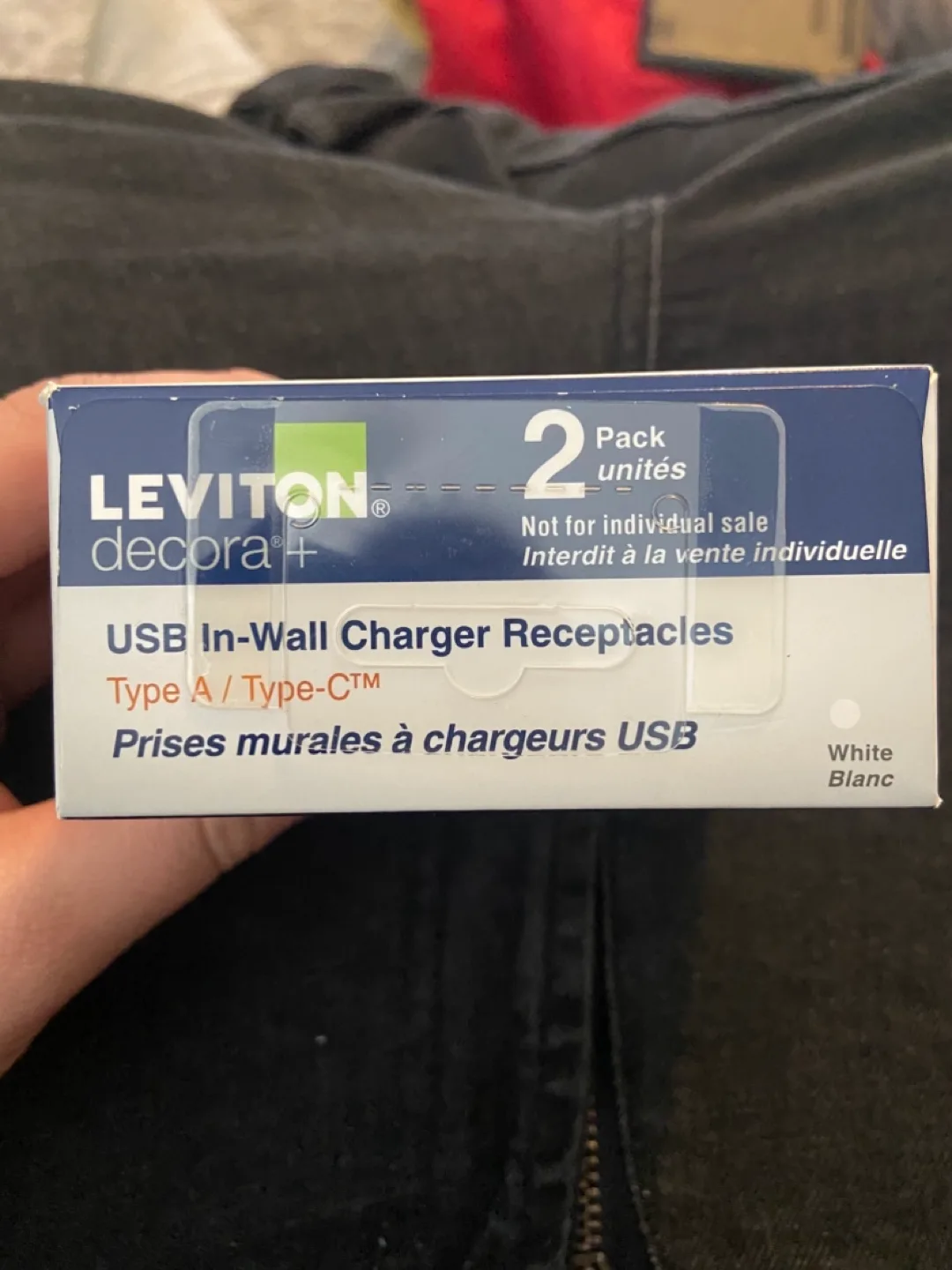 Leviton Decora + USB In-Wall Charger Receptacles (2-Pack) image indicator(4)
