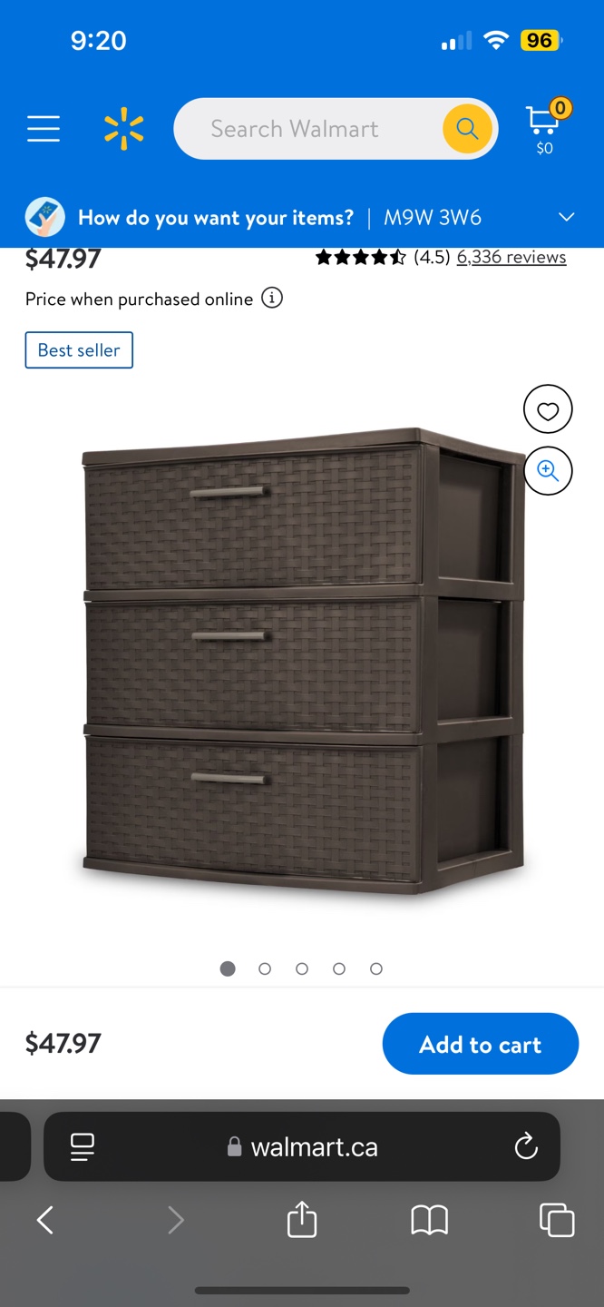 Three-Drawer Storage Chest