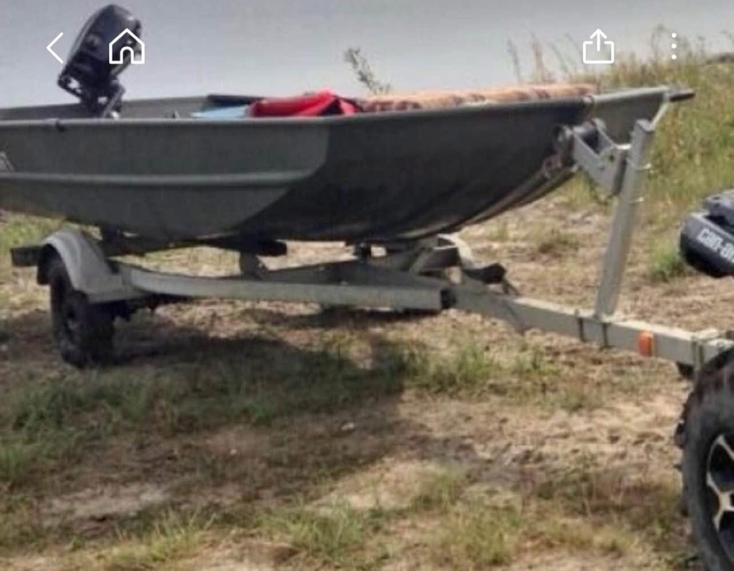 Fishing Alumacraft - Jon Boat Package (low hours) - photo 5