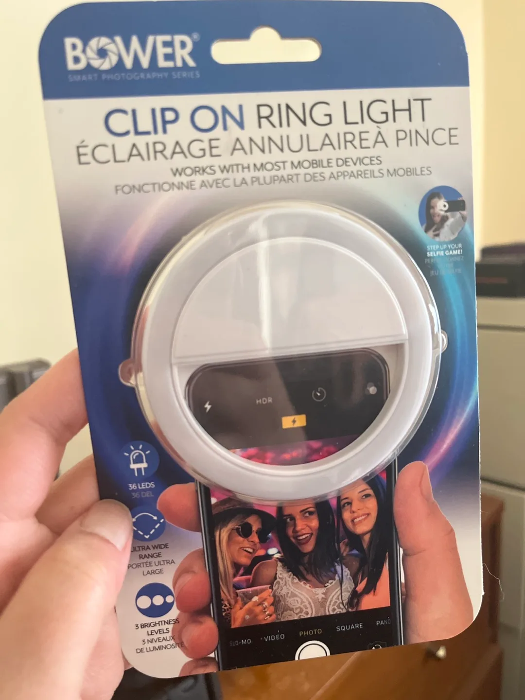 Bower Clip On Ring Light for Mobile Devices thumbnail