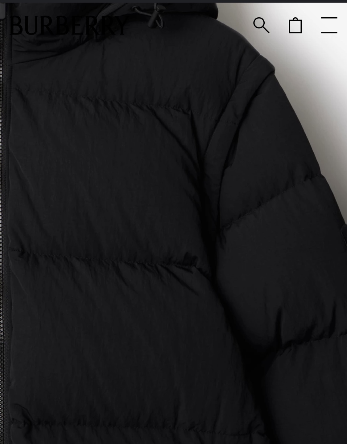 Burberry Black Padded Jacket - photo 5