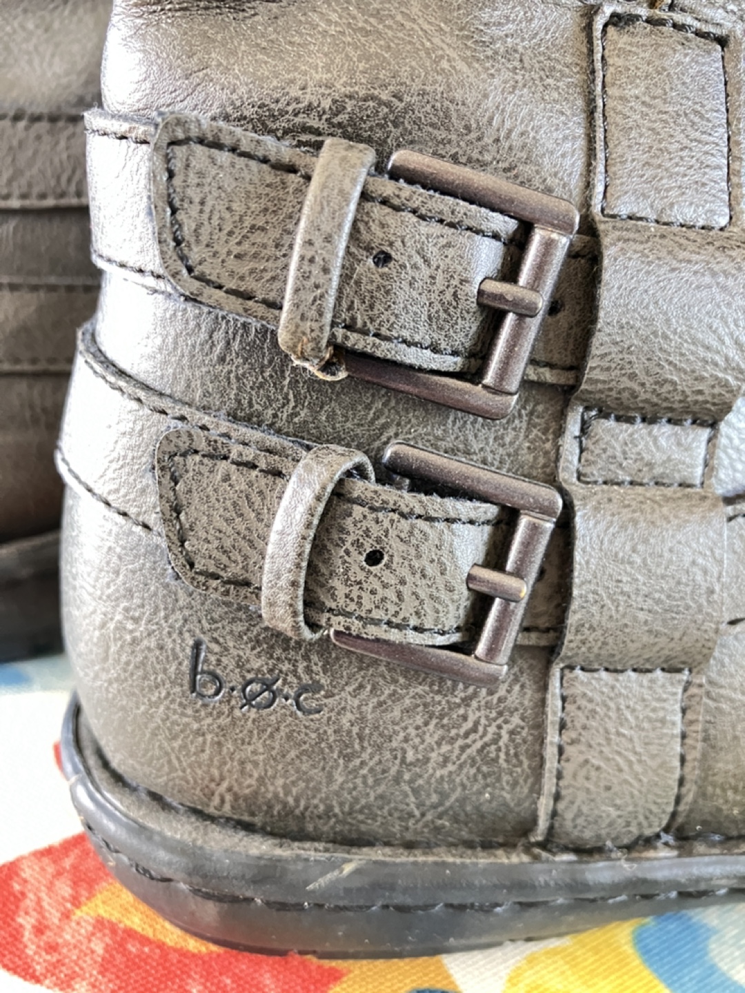 b.o.c Women's Grey Tall Boots Size 8.5M - photo 5