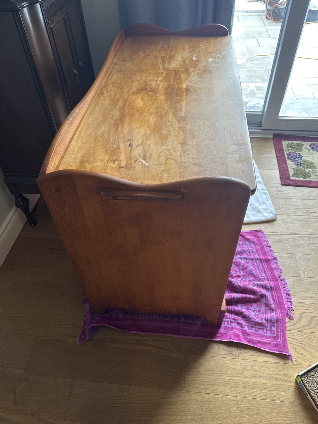 Solid Maple 7 drawer desk - photo 4