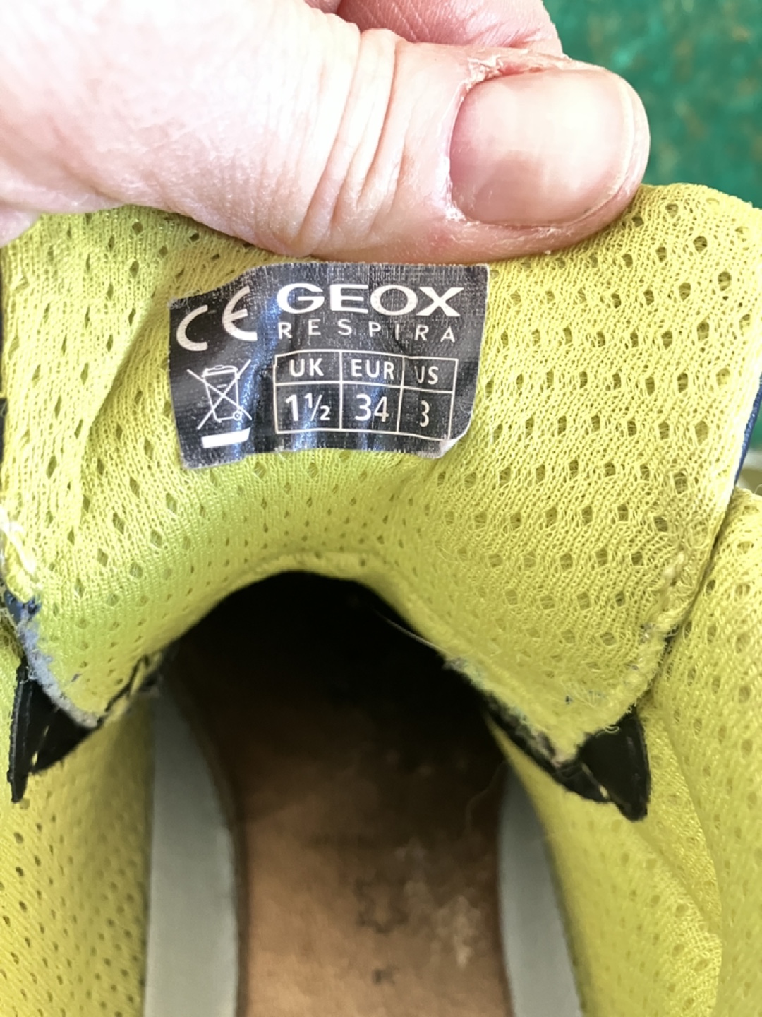 Geox Kids' Size 3 Blue & Green Light-Up Sneakers - photo 4
