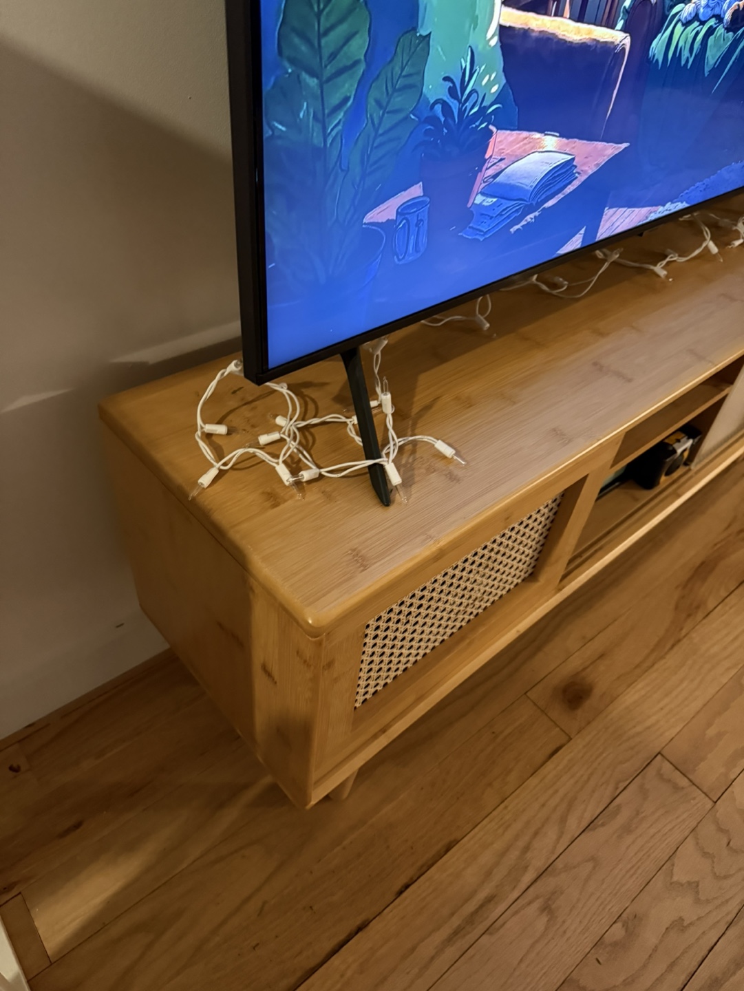 Modern Rattan Brown TV Stand - photo 4
