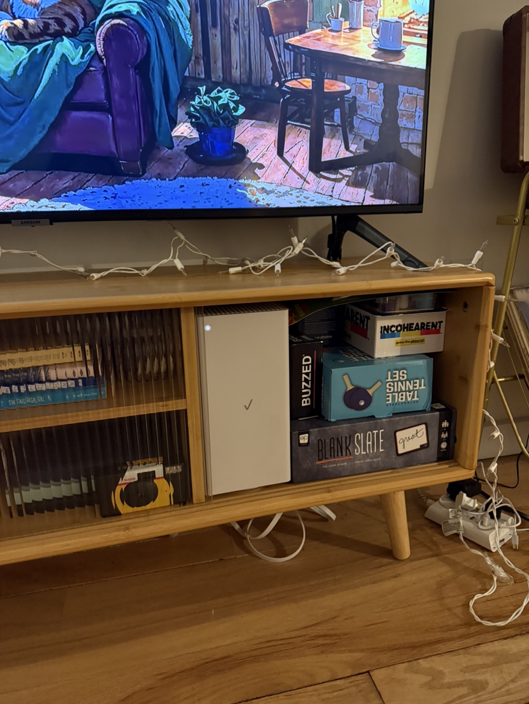 Modern Rattan Brown TV Stand - photo 3