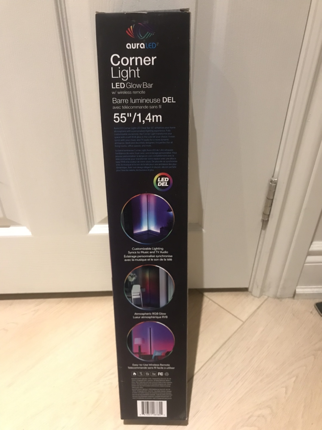 Aura LED Corner Light 55" LED Glow Bar - photo 4