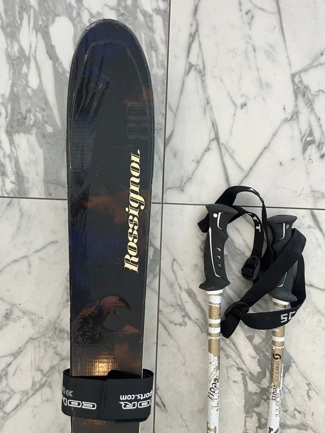 Rossignol Phantom 80 Skis, Salomon X Pro 100 Boots & Poles image indicator(3)