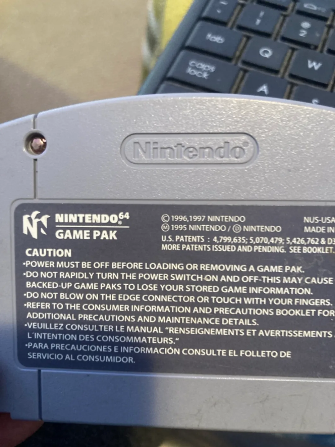 Super Mario 64 Nintendo 64 Game Cartridge image indicator(3)