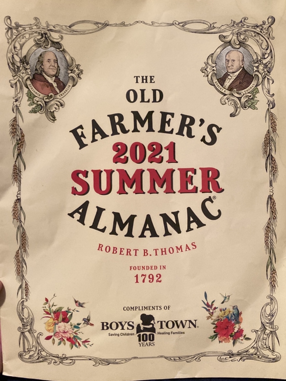 2021 The Old Farmer's Almanac Summer Edition