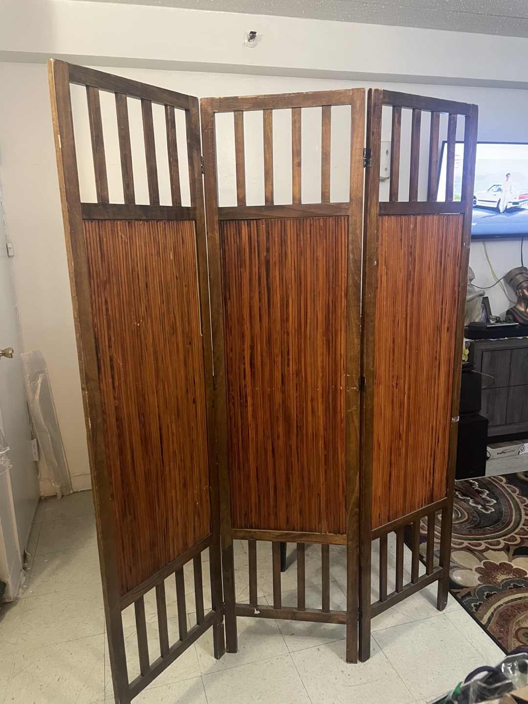 Three Panel Room Divider