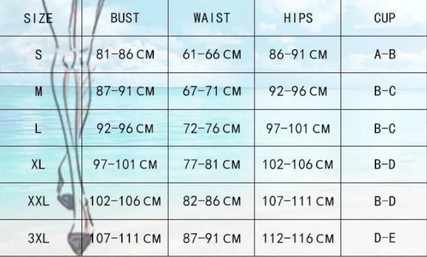 New in package bikini image indicator(4)