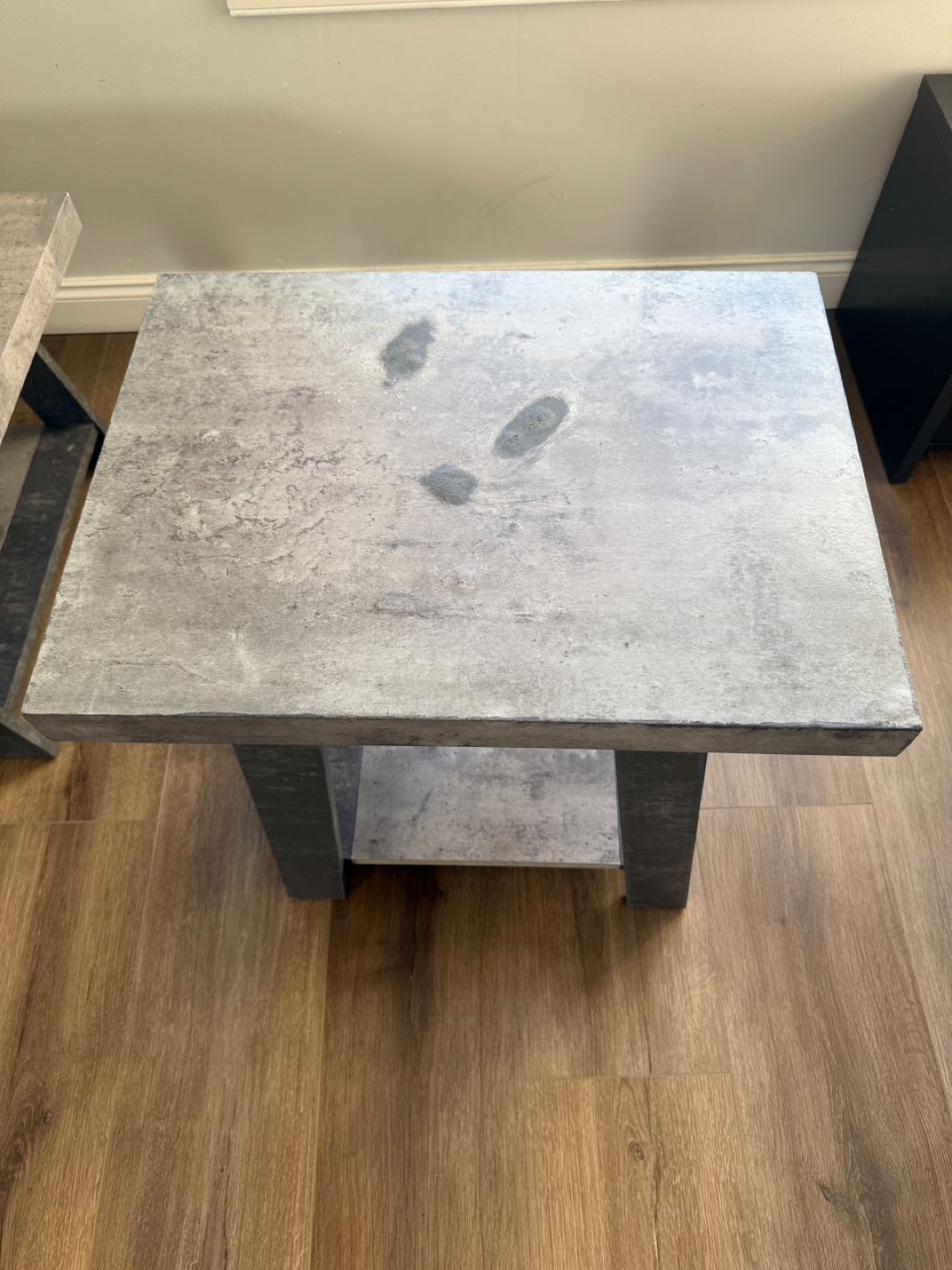 3-Piece Coffee Table Set - Concrete Look - photo 2