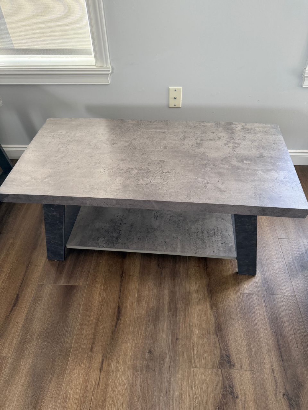 3-Piece Coffee Table Set - Concrete Look