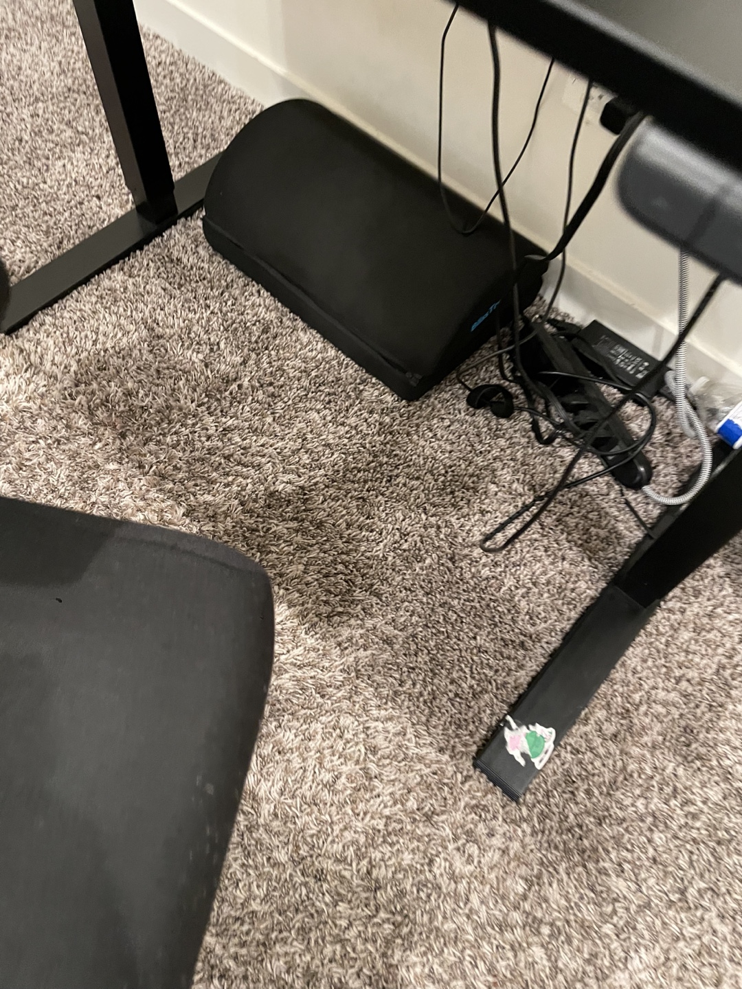Standing Desk Complete with Power Outlet, Chair & Footrrst - photo 3