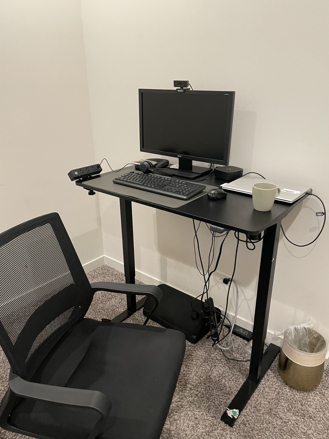 Standing Desk Complete with Power Outlet, Chair & Footrrst - photo 5