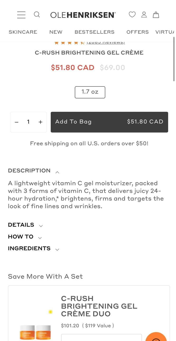 🍓NEW Beauty Set! REG $100+ OLEHENRIKSEN & Glow Recipe + FREE 🎁 image indicator(6)