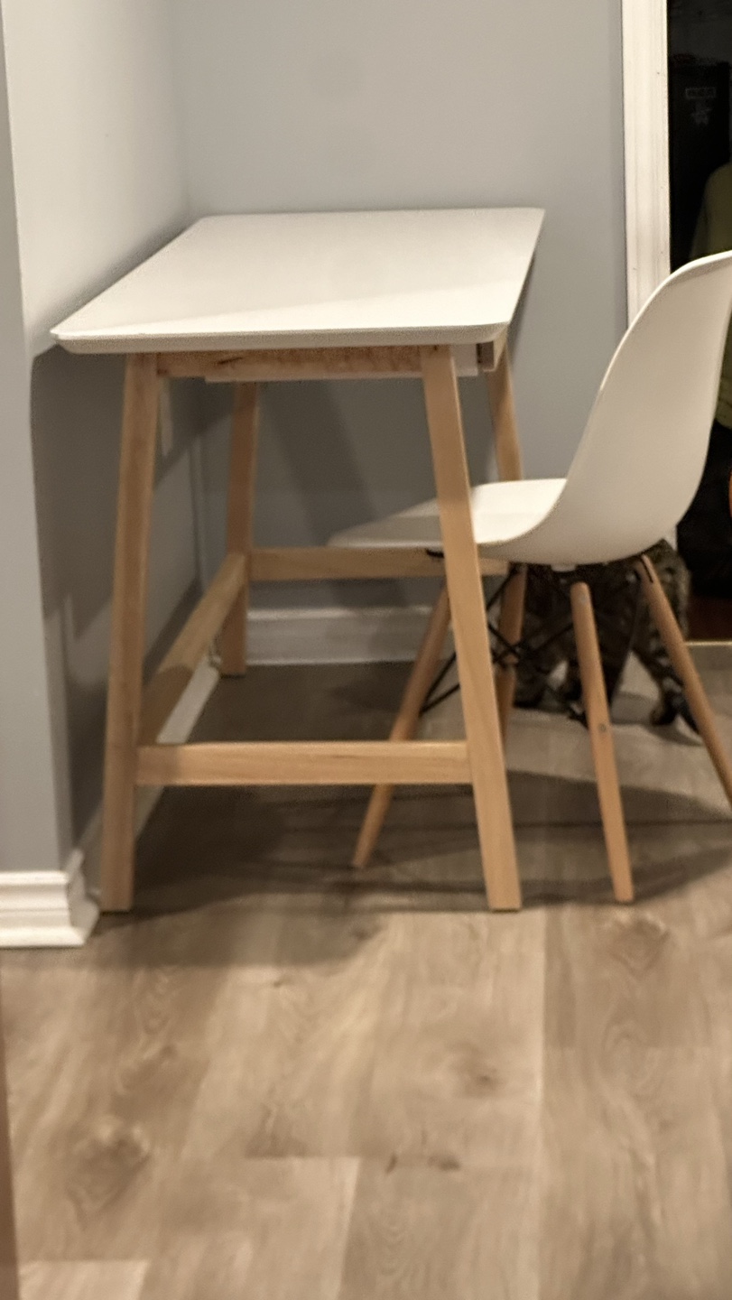 White  Desk with Chair - photo 2
