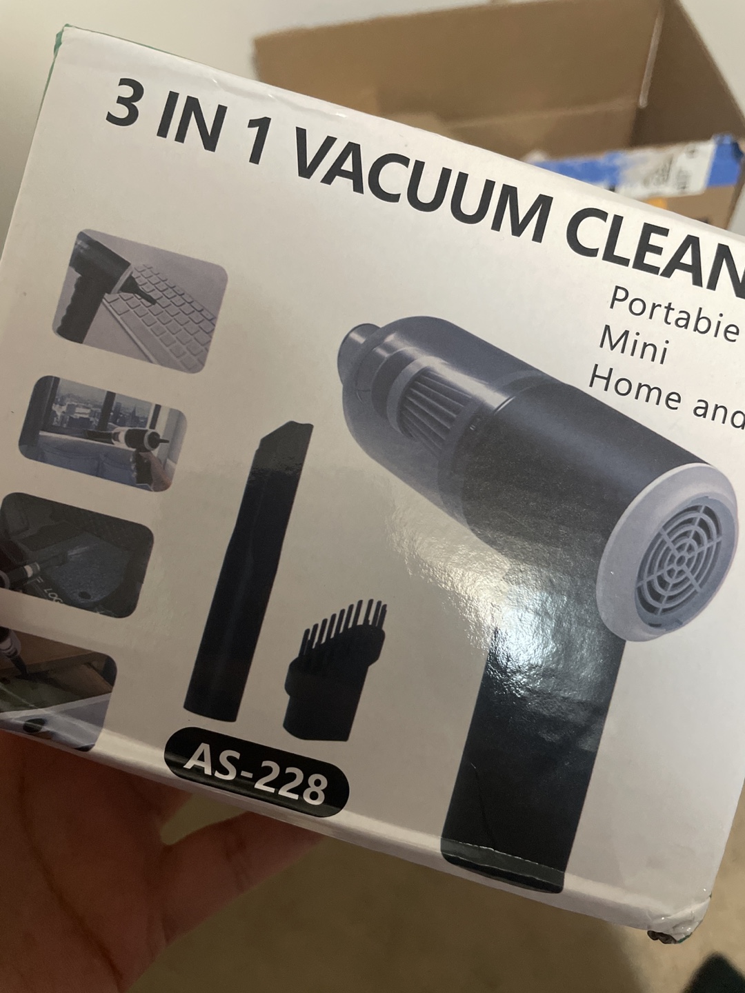 3 in 1 Portable Mini Vacuum Cleaner