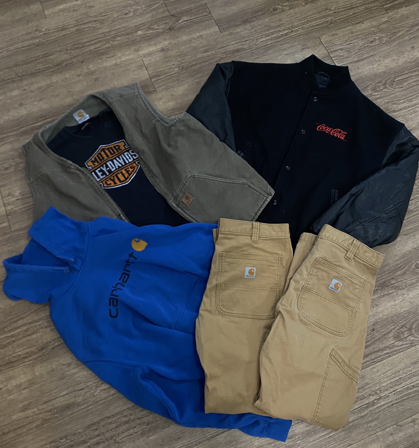 Carhartt, Coca-Cola, Harley David