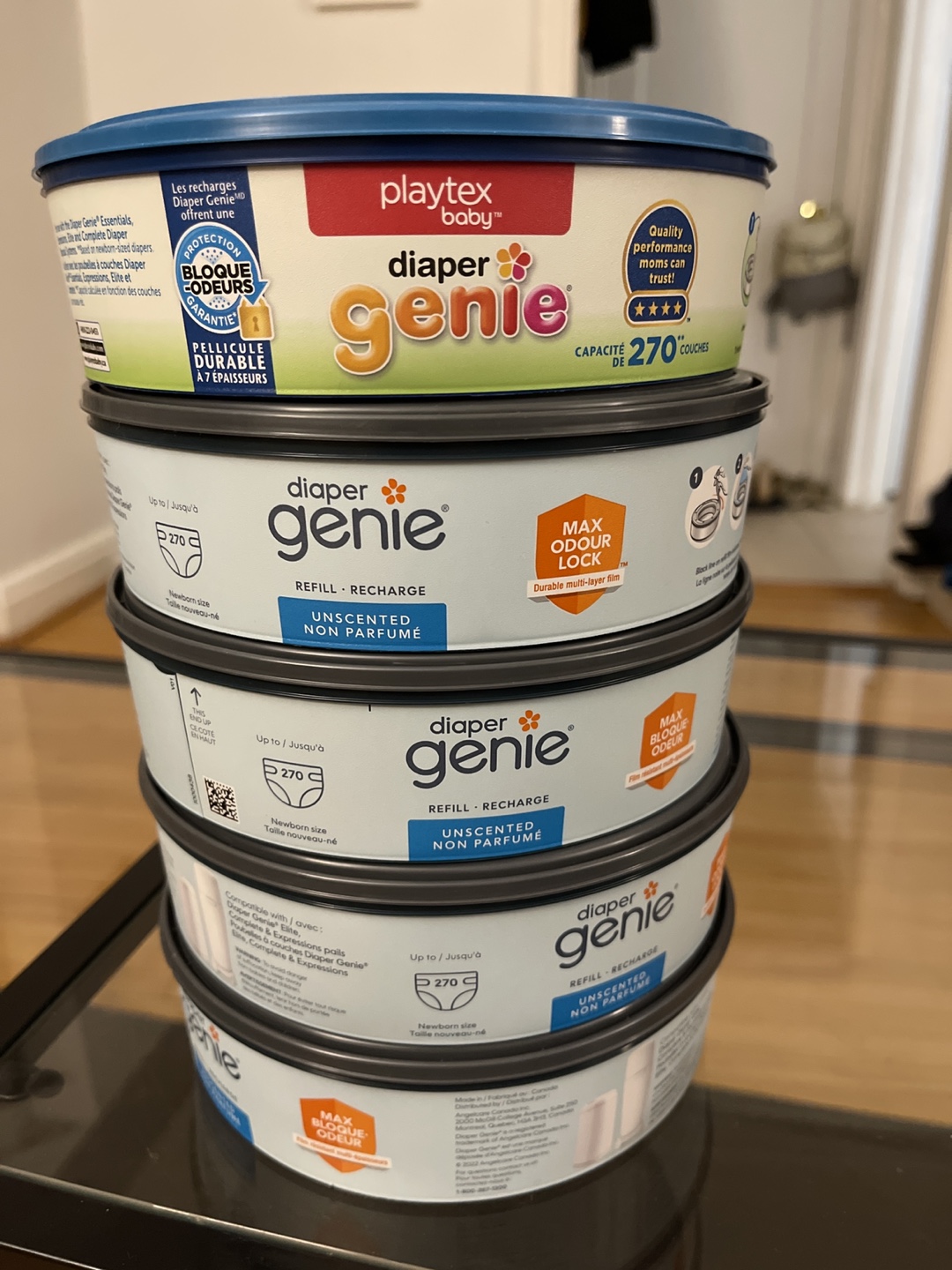 Playtex Diaper Genie Refill - Unscented - 5 Packs - photo 2