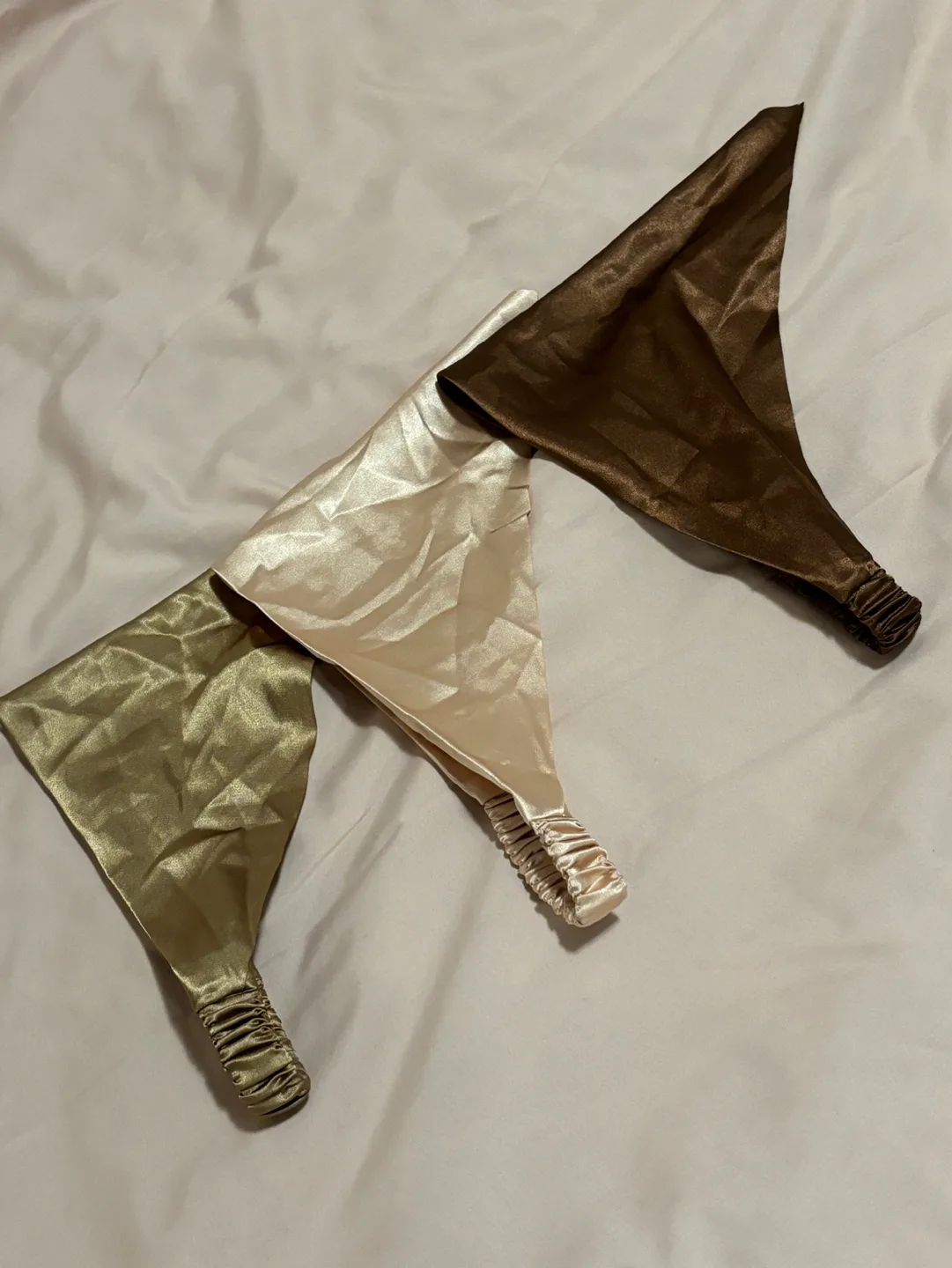 Set of 3 Satin Hair Scarves/Bandanas image indicator(3)