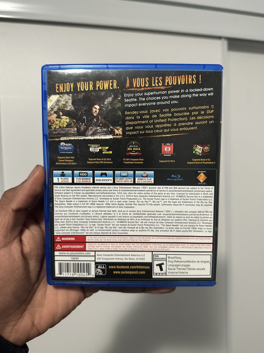 Infamous Second Son PS4 Game - photo 3