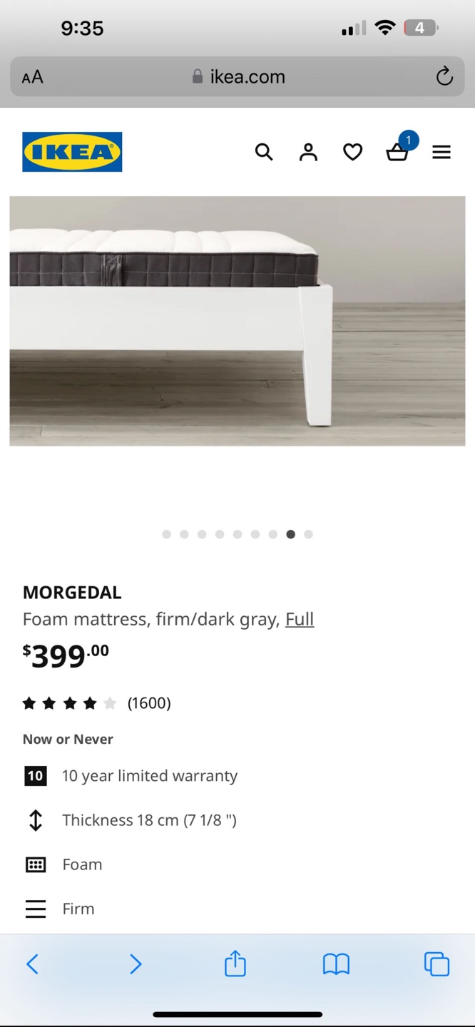 IKEA NORDLI Queen Bed Frame with Storage - photo 3