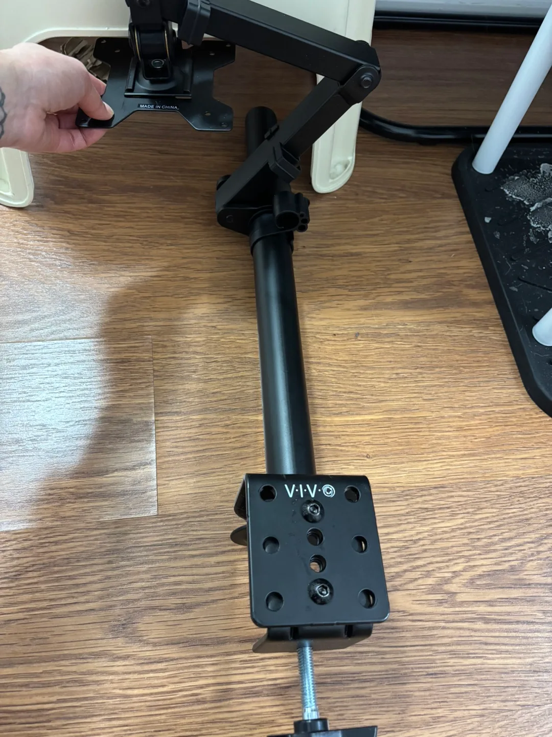 VIVO Black Monitor Desk Mount thumbnail