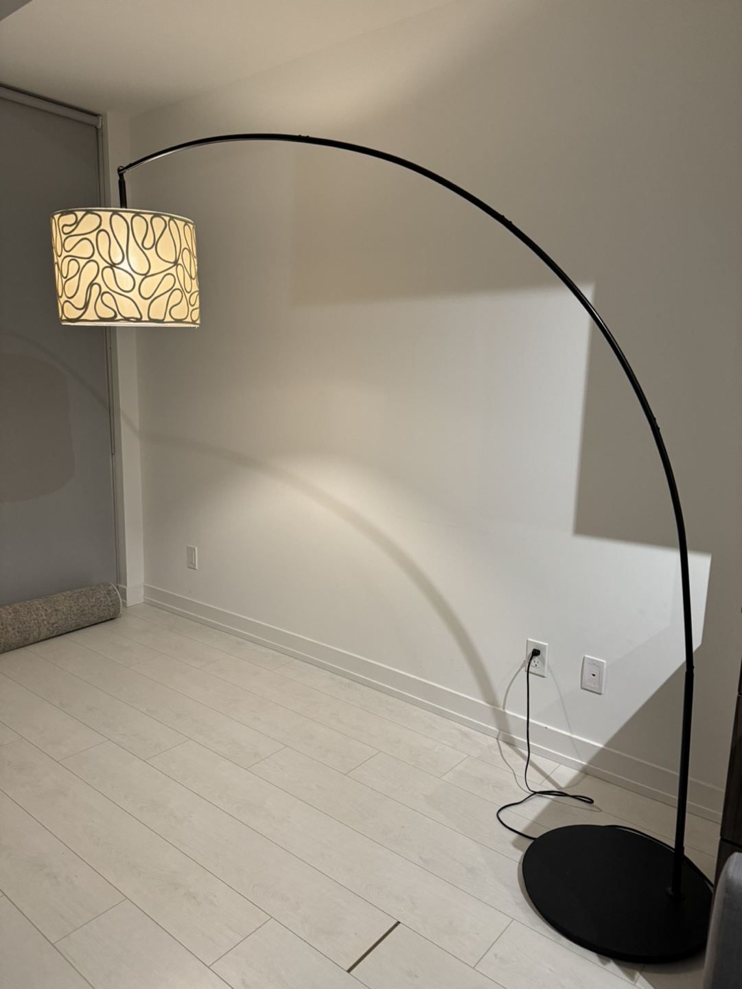 IKEA Skaftet Arc Floor Lamp - Black - photo 3