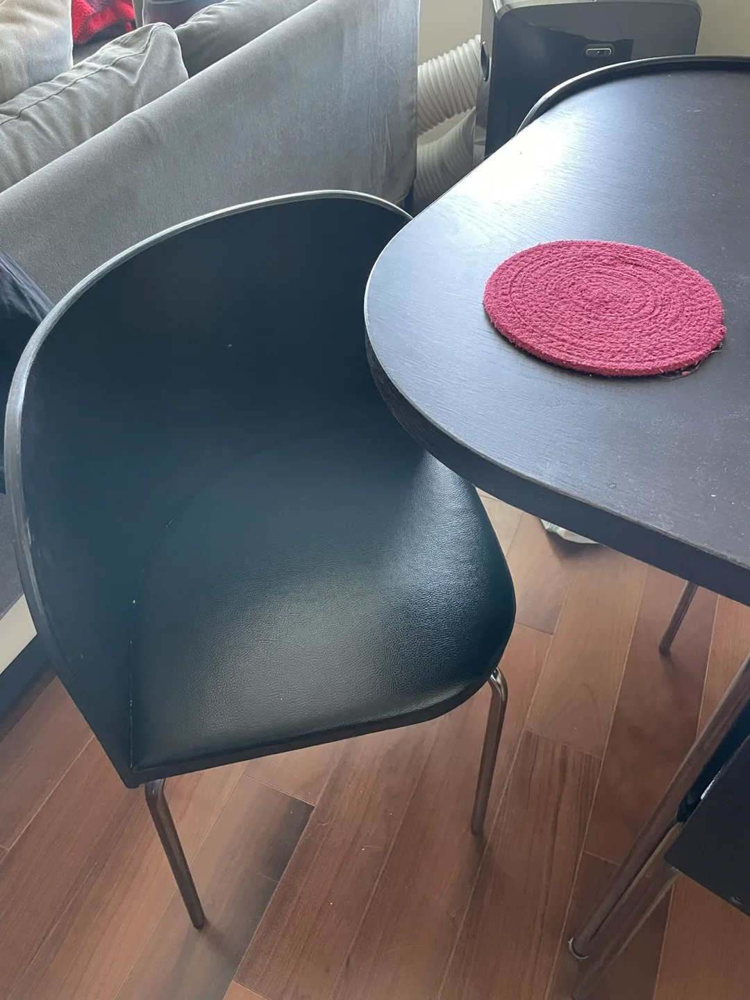 Black Dining Table and Four Chairs image indicator(3)