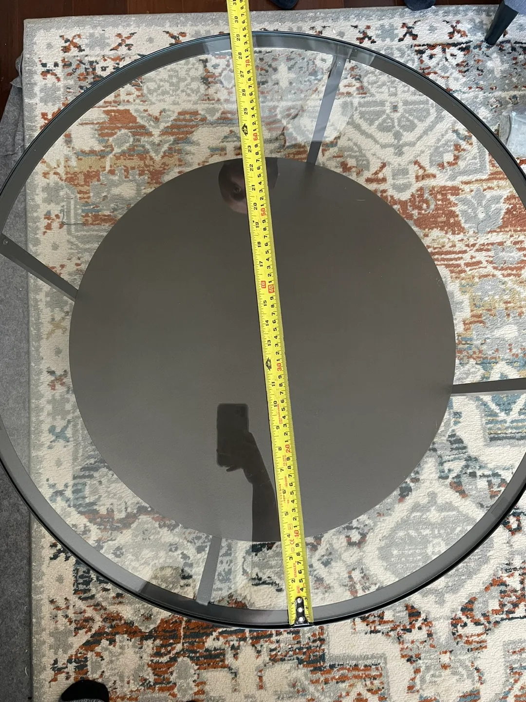 Round Glass Top Coffee Table image indicator(4)