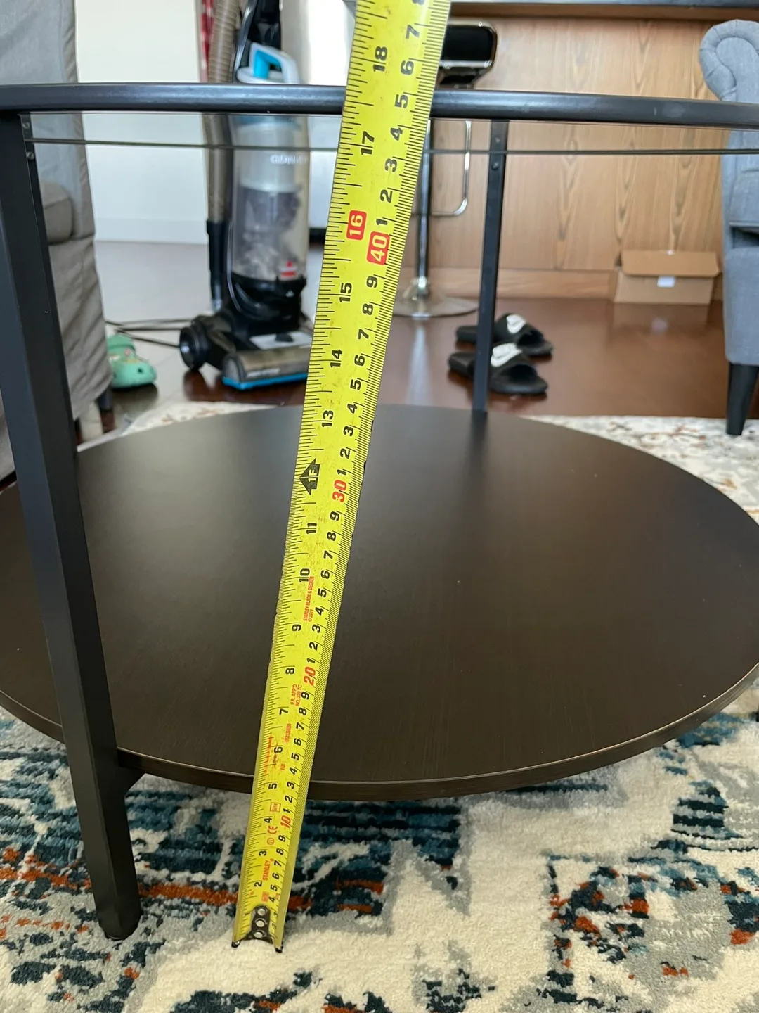 Round Glass Top Coffee Table image indicator(5)