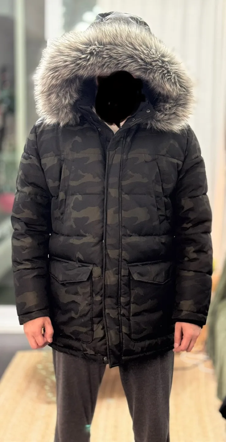 Calvin Klein Men’s winter Jacket with Faux Fur Hood image indicator(4)