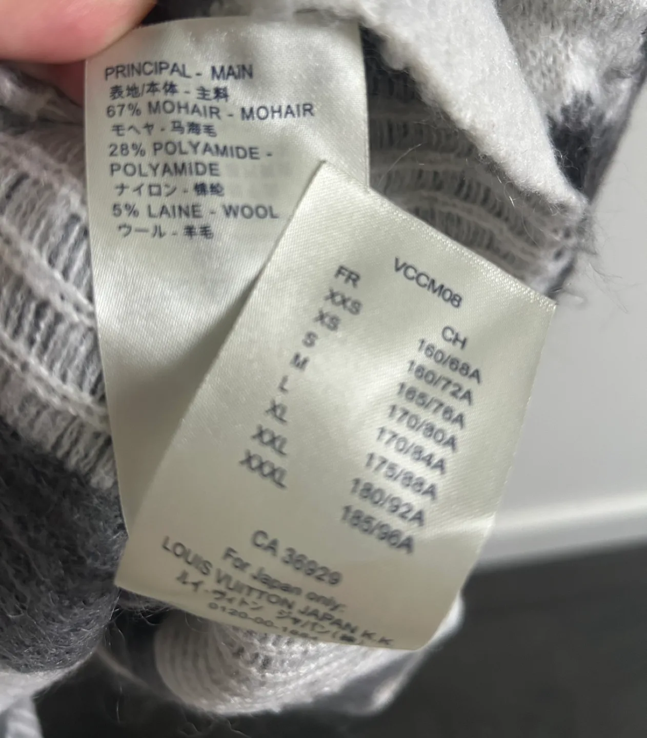 Women/ Men's Mohair Blend Sweater - American Flag Design image indicator(4)